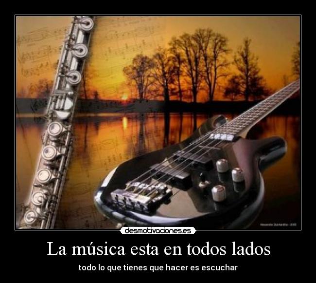 La música esta en todos lados - 