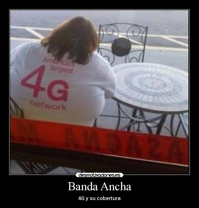 Banda Ancha - 4G y su cobertura