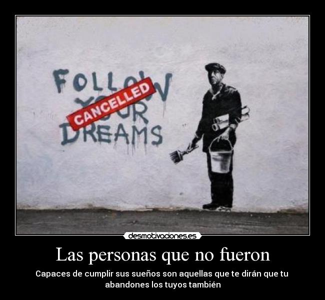 Las personas que no fueron - 