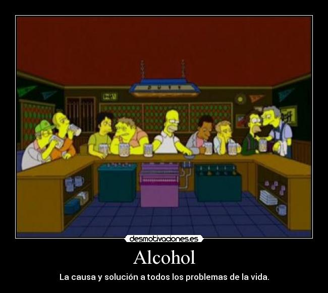 carteles alcohol desmotivaciones