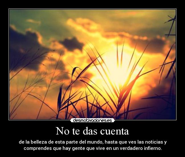 No te das cuenta - 