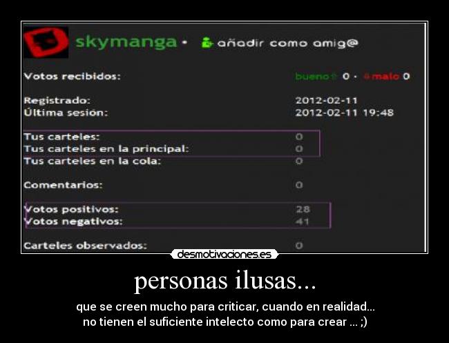 personas ilusas... - 