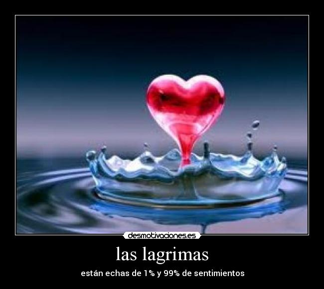 las lagrimas -