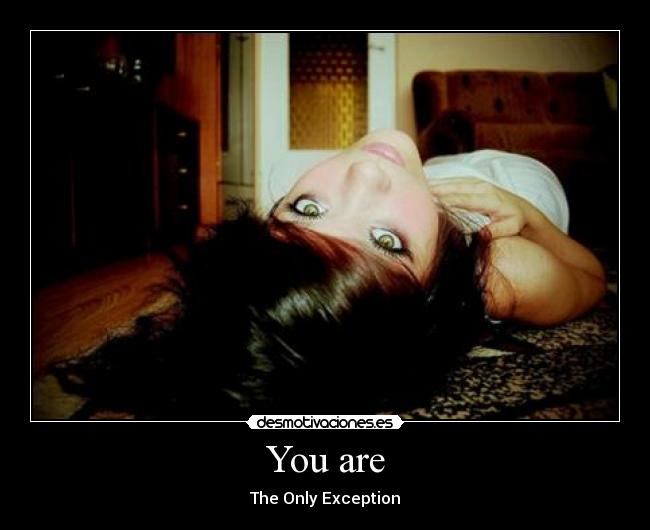 You are - 