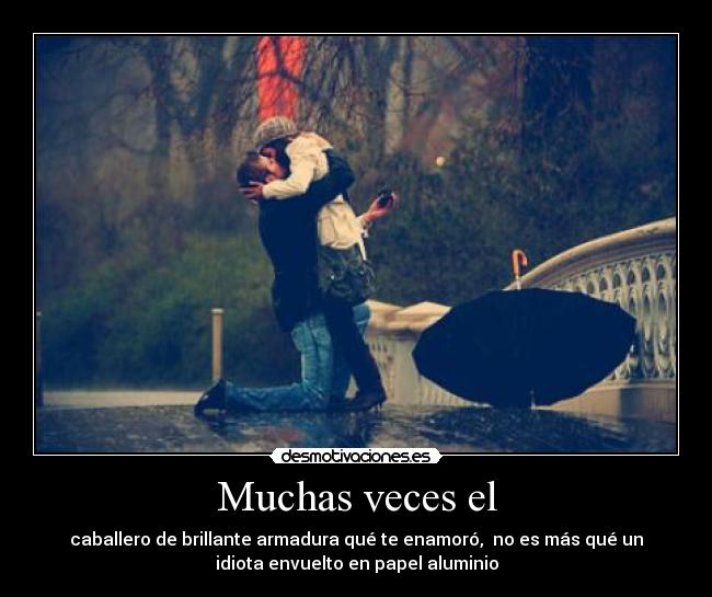 Muchas veces el -