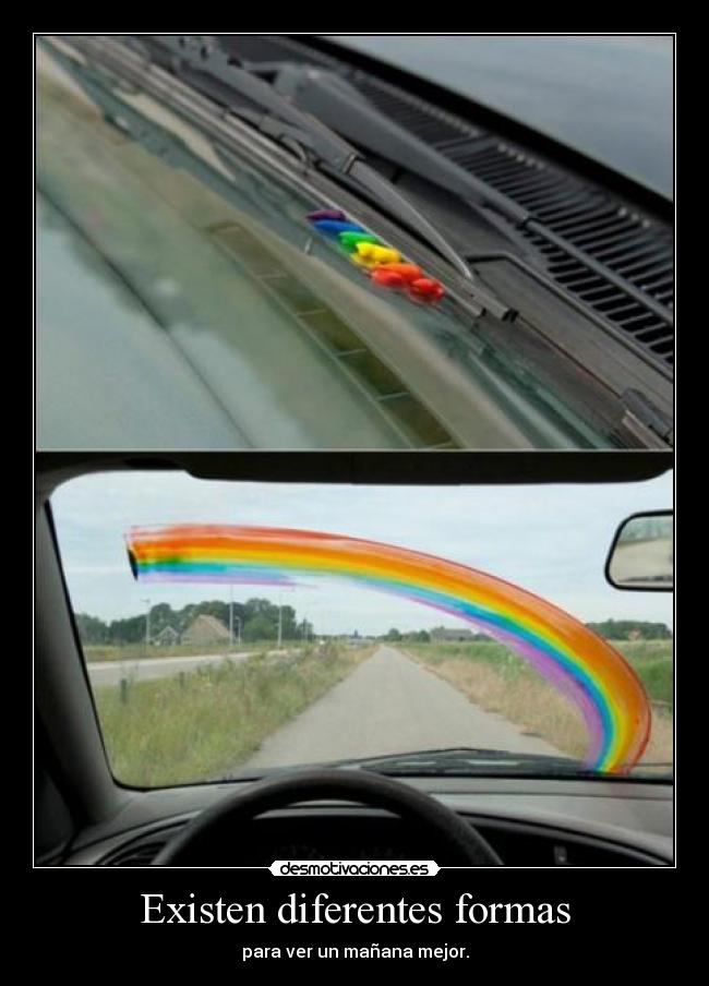 Existen diferentes formas -