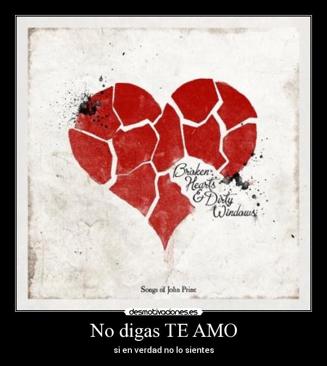No digas TE AMO -