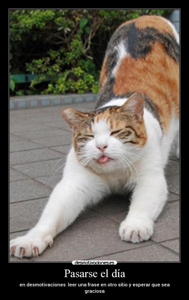 Pasarse el día -