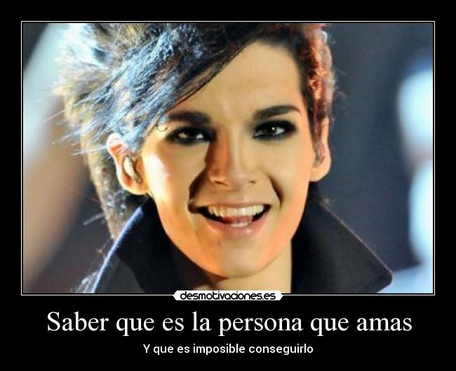 Saber que es la persona que amas -