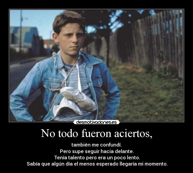 No todo fueron aciertos, -