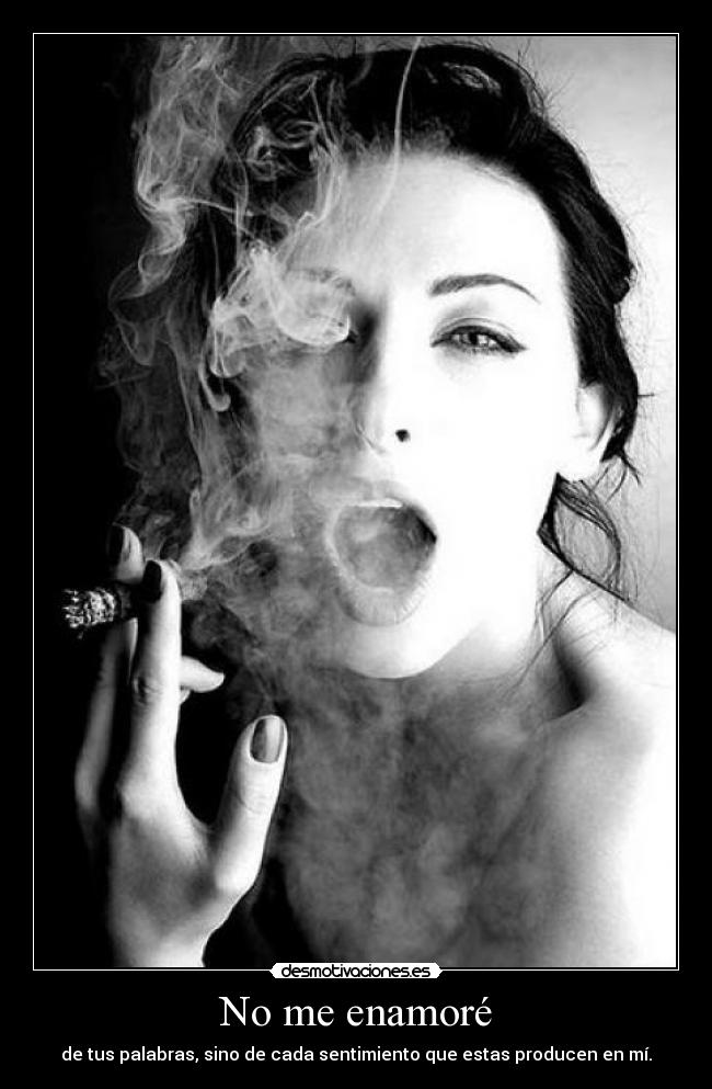 carteles enamore tus palabras sino cada sentimiento que estas producen mi desmotivaciones