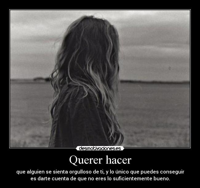 Querer hacer -