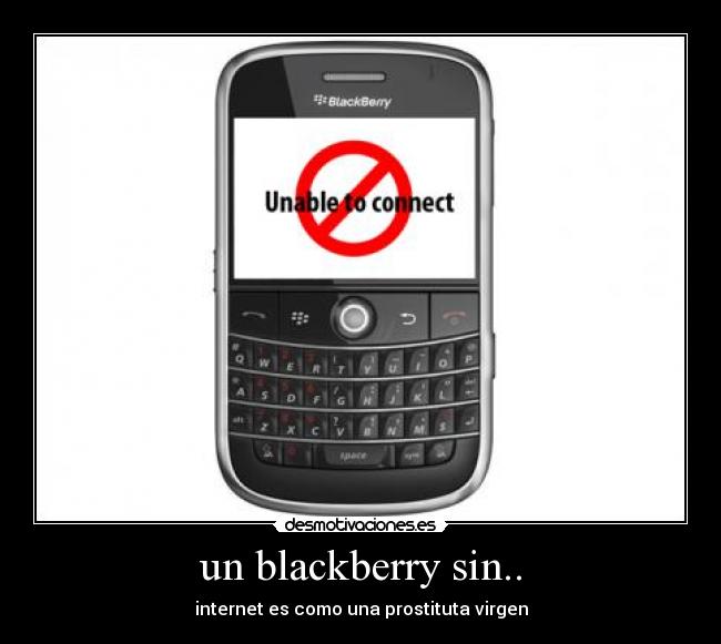 un blackberry sin.. - 