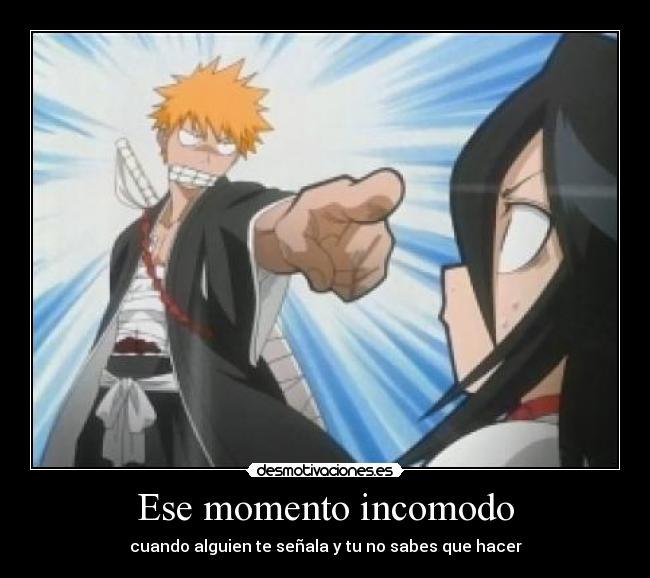 carteles bleach hollow ichigo rukia anime desmotivaciones