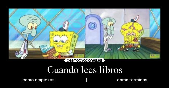 Cuando lees libros - 