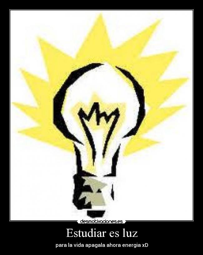 Estudiar es luz -