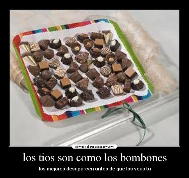 carteles bombones hombres desmotivaciones
