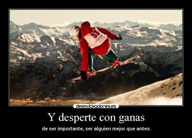 Y desperte con ganas - 