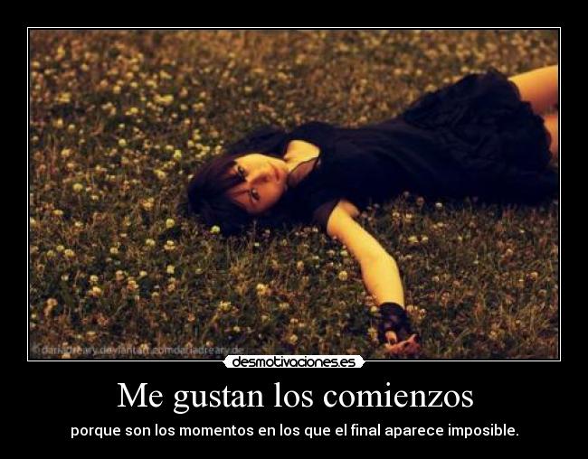 carteles comienzos desmotivaciones