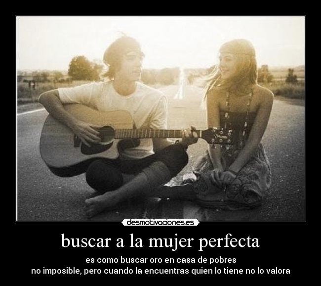 buscar a la mujer perfecta - 