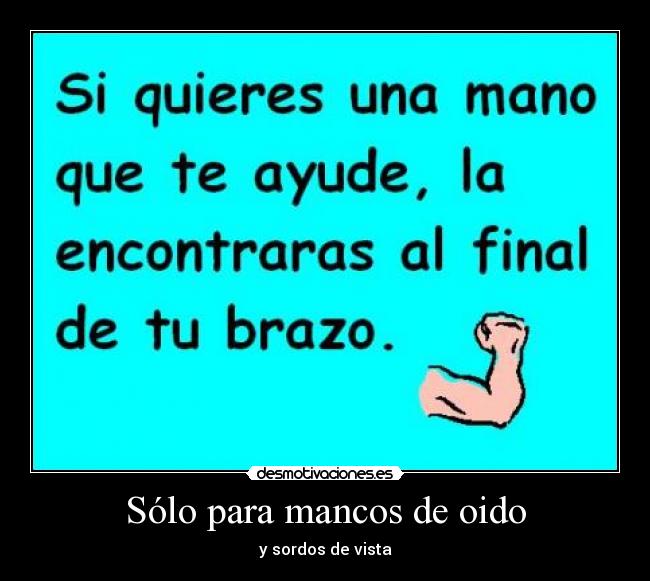 carteles sordos vista desmotivaciones