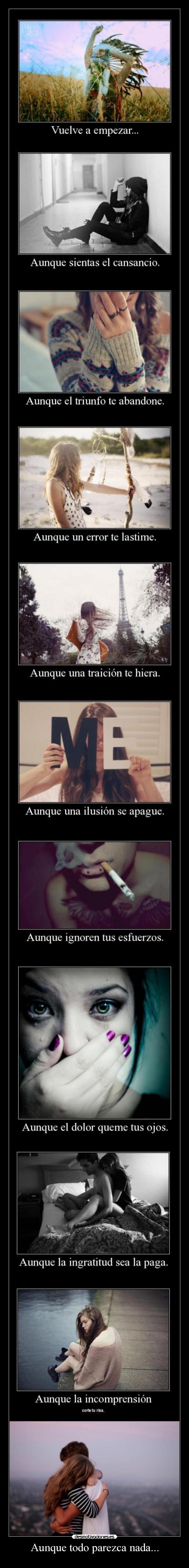 Aunque todo parezca nada... - 