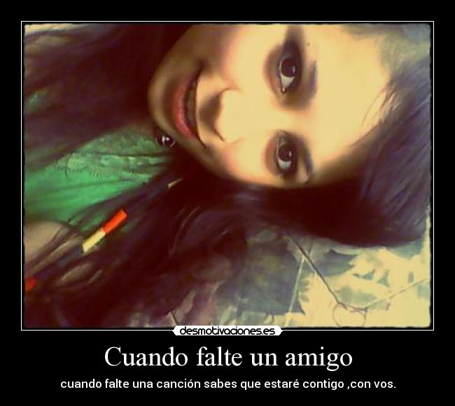 Cuando falte un amigo -