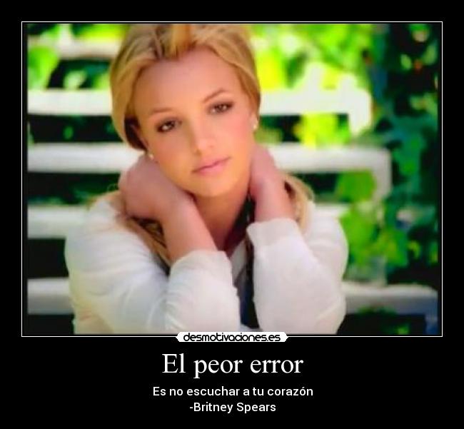 El peor error -