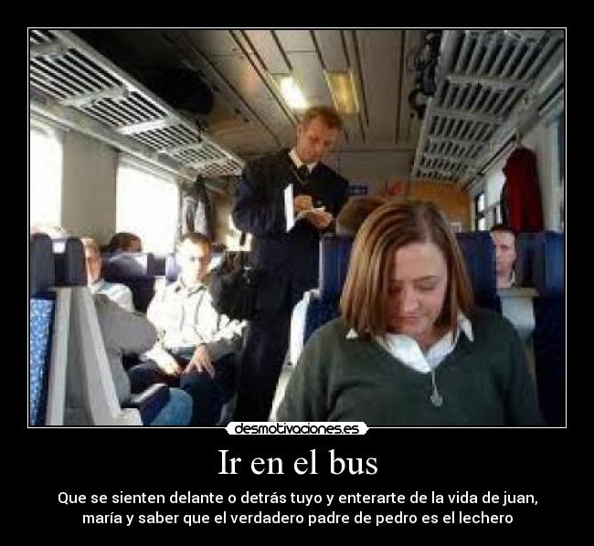 Ir en el bus -