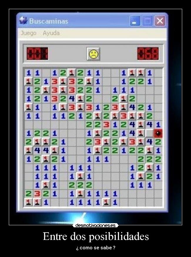 Entre dos posibilidades -