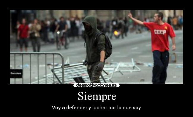 carteles antisistema antifa lucha continua desmotivaciones