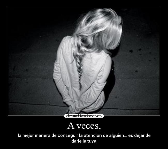 A veces, - 