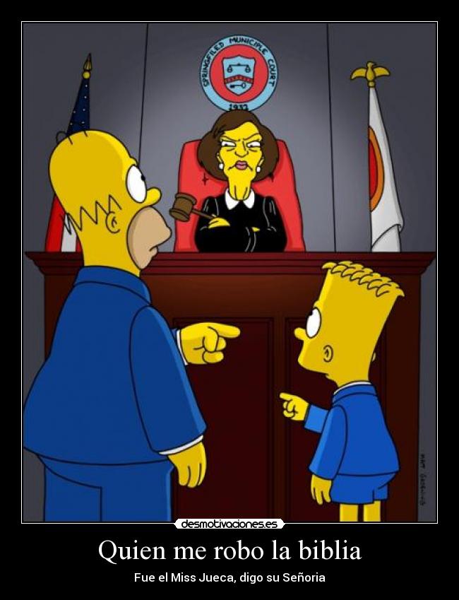 Quien me robo la biblia -