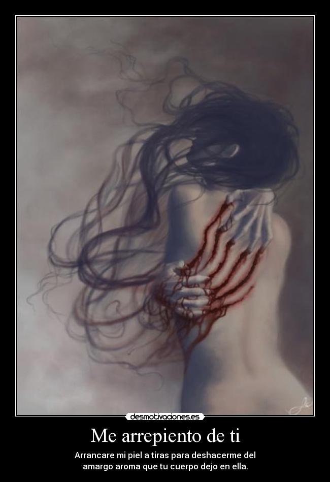 Me arrepiento de ti -