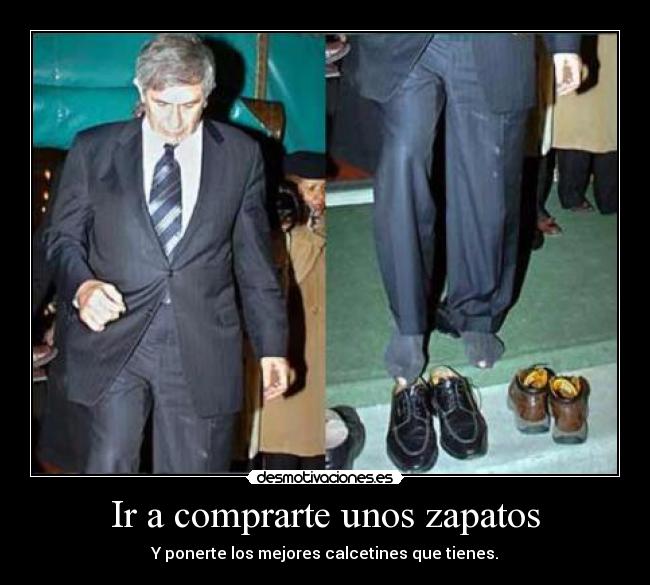Ir a comprarte unos zapatos - 