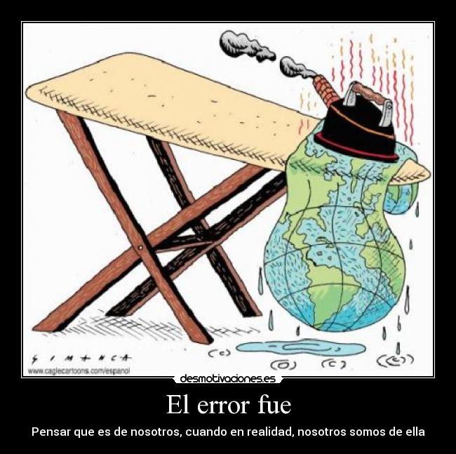El error fue - 