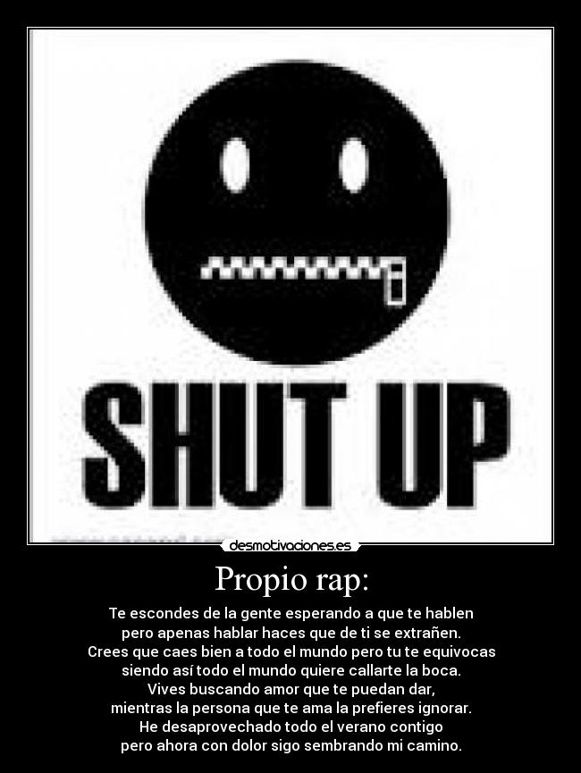 Propio rap: -