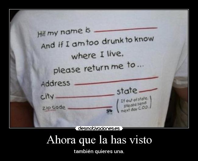 Ahora que la has visto - también quieres una.