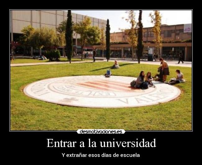 Entrar a la universidad - 