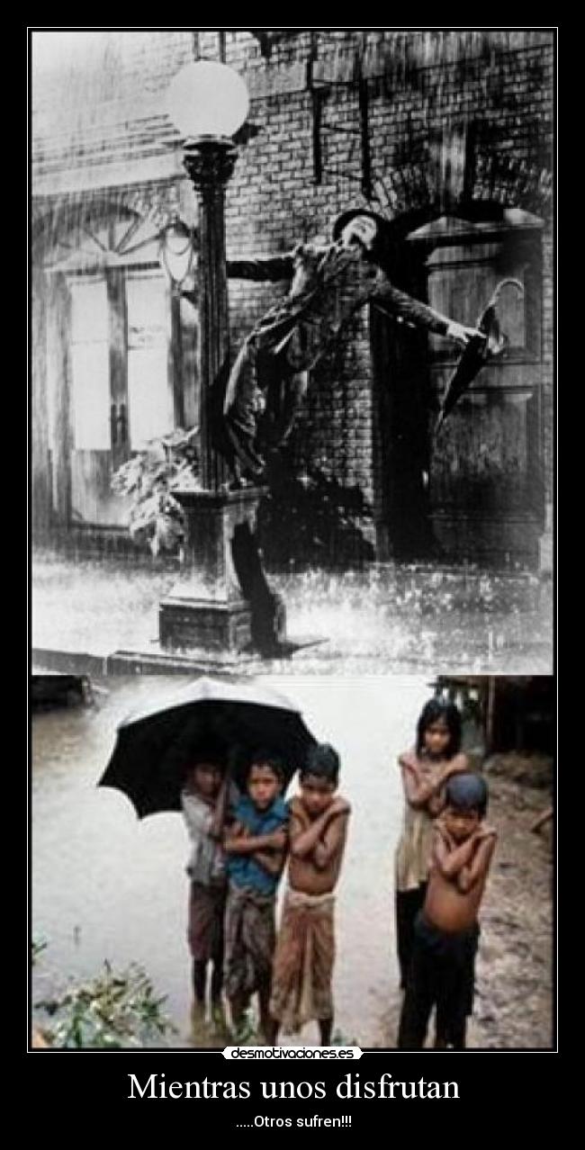 Mientras unos disfrutan -