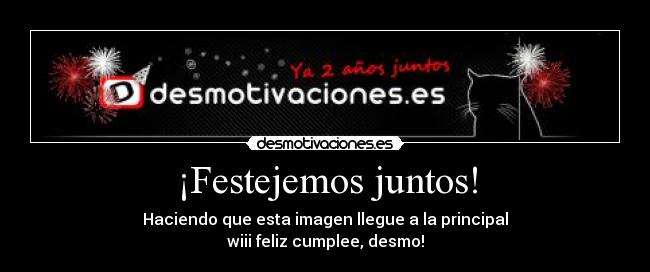 ¡Festejemos juntos! - 