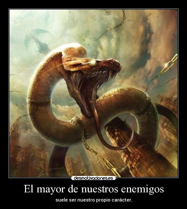 carteles caracter serpiente ahora borro desmotivaciones