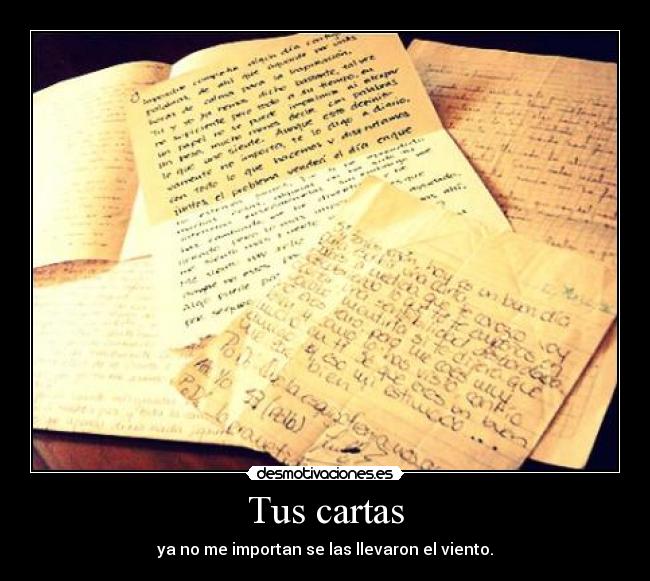 Tus cartas -