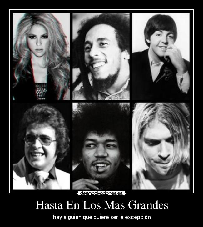 carteles famosos musica desmotivaciones