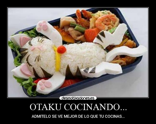 OTAKU COCINANDO... -