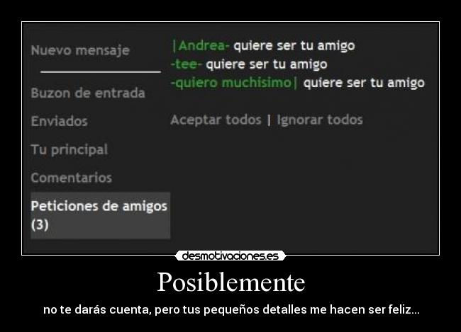 Posiblemente -