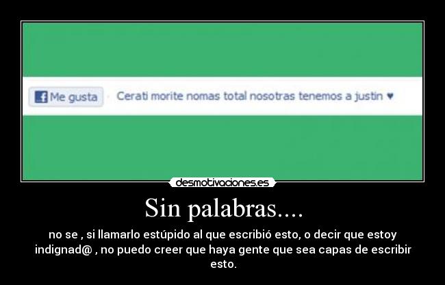 Sin palabras.... -