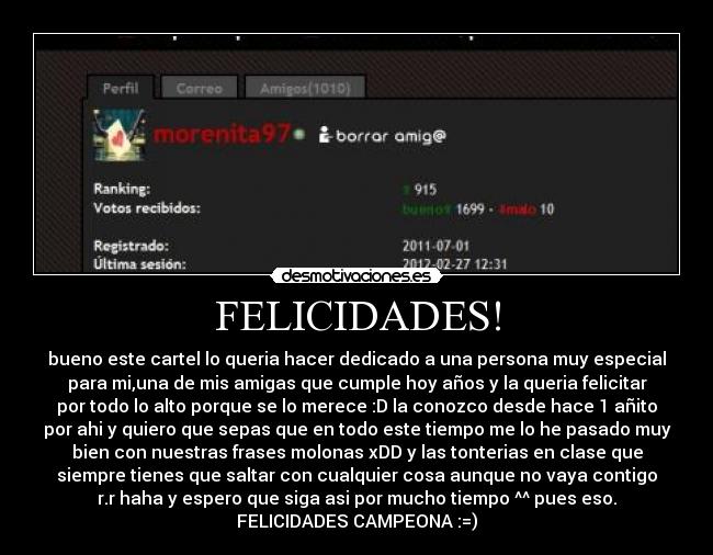 FELICIDADES! - 