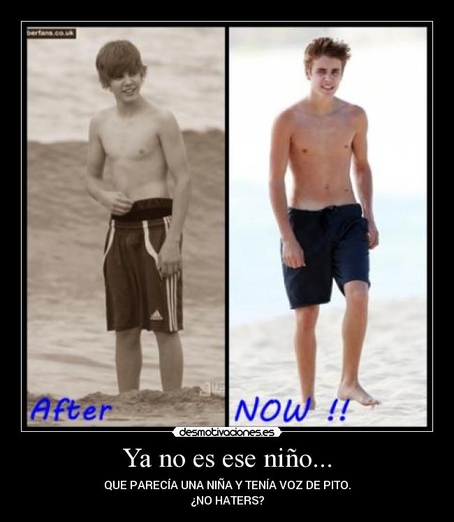 Ya no es ese niño... -