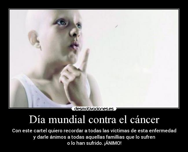 Día mundial contra el cáncer - 